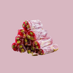 Çift Antep Fıstıklı Nar Aromalı Lokum - Heybe27