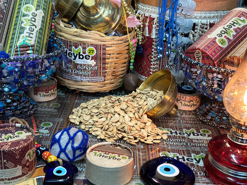 Kavrulmuş hafif tuzlu kabak çekirdeği - Heybe27